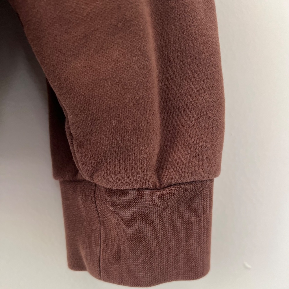 Pangaia Womens 365 Midweight Hoodie Chocolate Brown Sustainable Size Small - Picture 9 of 9